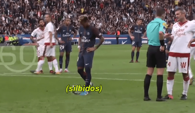 YouTube: Hinchas del PSG abuchearon a Neymar cuando iba a ejecutar un penal [VIDEO]