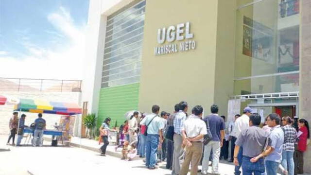 Problema en Moquegua se registra con profesores contratados.