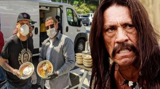 Danny Trejo dona comida a doctores en Estados Unidos - Fuente: Instagram