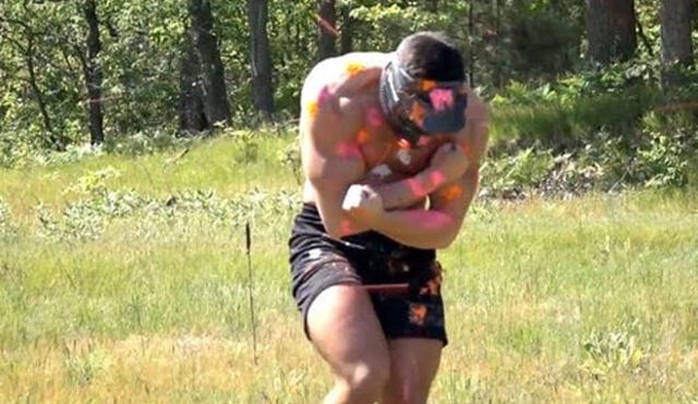 YouTube: Se enfrentó a 1000 proyectiles de paintball; así terminó su cuerpo