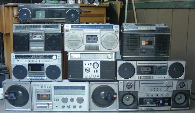 Radiocasetes fueron un éxito en la década de los 80 y 90. Foto: Wikimedia