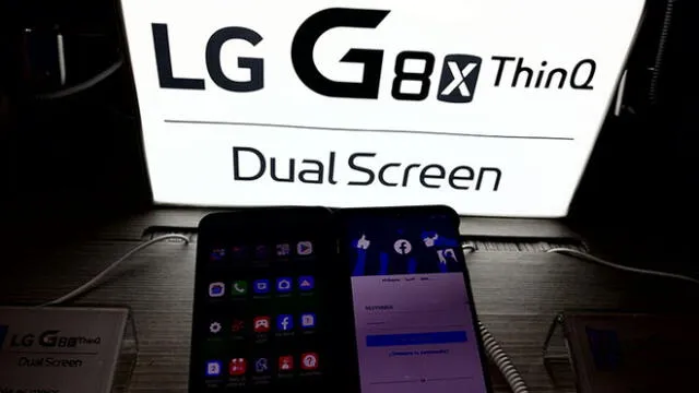 LG G8XThinQ Dual Screem.