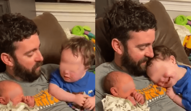 Desliza a la izquierda para ver más imágenes de los bebés que ya es viral en YouTube.