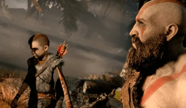 Kratos y Atreus en God of War de PS4.