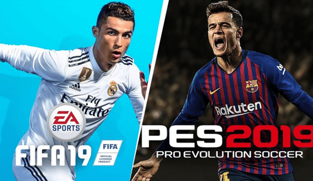 PES 2019 vs FIFA 19: Mira la comparación más valiosa entre ambos juegos [VIDEO]