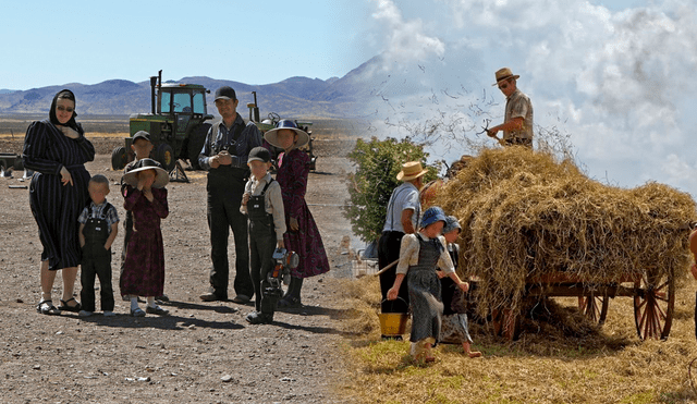 Los menonitas mantienen costumbres por siglos. Foto: composición LR/EFE