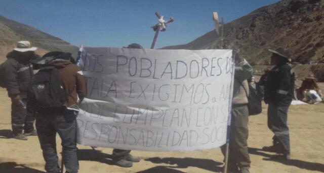 Moquegua: Autoridades y sociedad civil divididos por reclamos a empresas mineras