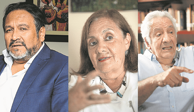 Juan de la Puente, Carmen Mc Evoy y Max Hernández.