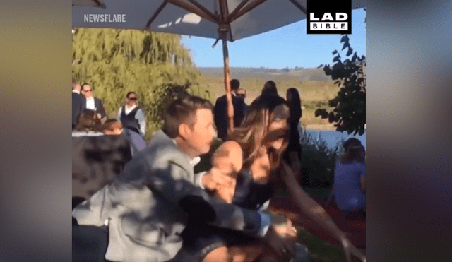 Facebook viral: mujer atrapa bouquet de novia para dejar soltería, pero su novio reacciona así [VIDEO]