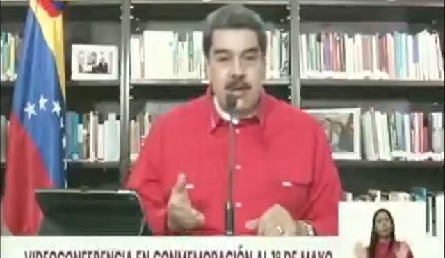 Nicolás Maduro durante la transmisión televisiva. Foto: captura