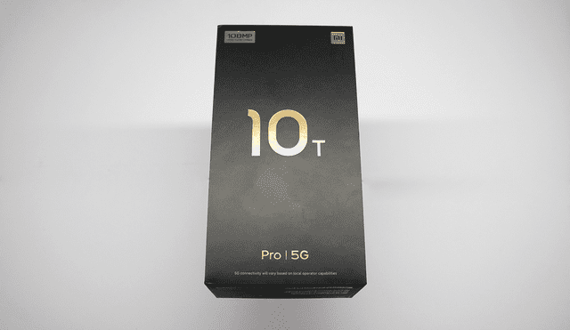 La caja del Xiaomi Mi 10T Pro 5G. Foto: Carol Larrain