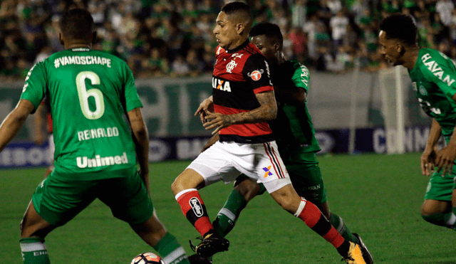 Con Paolo Guerrero: Flamengo empató sin goles ante Chapecoense por la Copa Sudamericana [VIDEO]