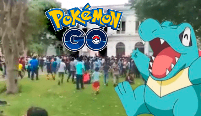 Pokémon GO: estampida humana en el Parque de la Exposición por Totodile  [VIDEO]