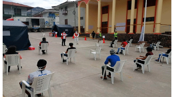 Se aplicaron pruebas rápidas en la ciudad de Huancabamba.
