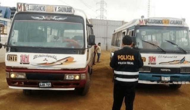 Incautan buses de transporte público que eran usados para cometer robos [VIDEO]