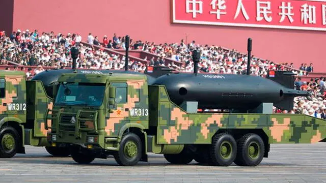 China muestra armamento el su desfile del 1 de octubre. Foto: difusión.