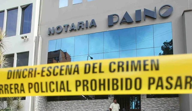 Poder Judicial dicta 15 años de prisión para autores de crimen en Notaría Paino 