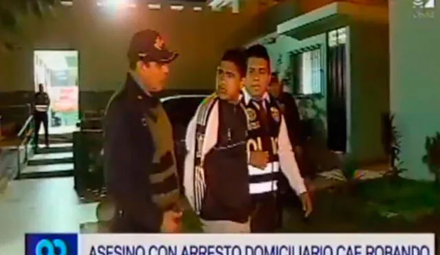 Asesino con arresto domiciliario es capturado robando en Villa El Salvador [VIDEO]