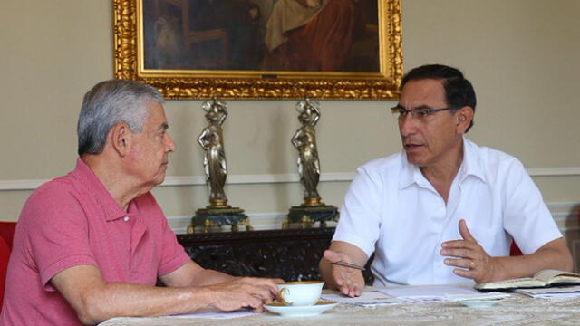 Martín Vizcarra y César Villanueva afinan presentación del Gabinete