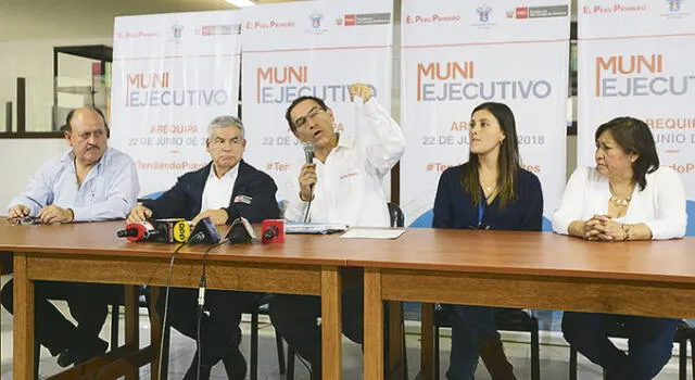 Alcaldes de Arequipa salieron insatisfechos de Muni Ejecutivo con Martín Vizcarra