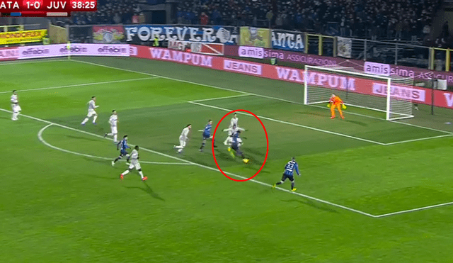 Juventus vs Atalanta: Duván Zapata sacó un derechazo para anotar el 2-0 [VIDEO]