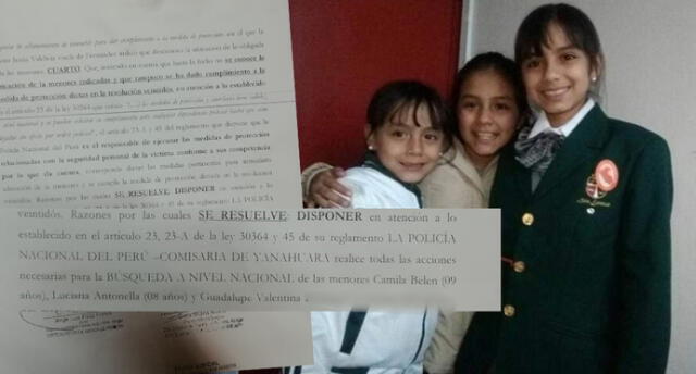 Madre en Arequipa busca desesperada a sus tres hijas 