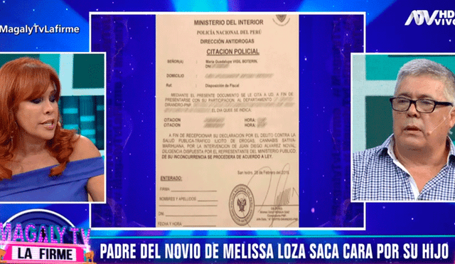 Melissa Loza es citada por policía y padre de su pareja hace delicada acusación