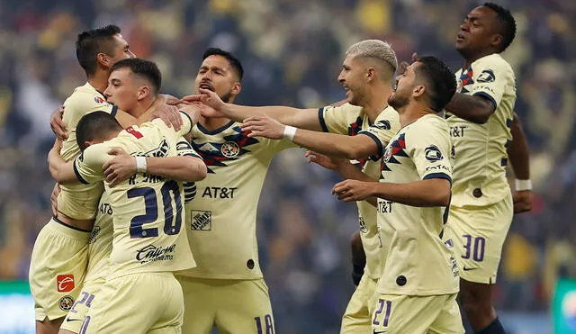 Richard Sánchez marcó el 2-0 en el América vs Monterrey por la final de la Liga MX 2019. Foto: EFE