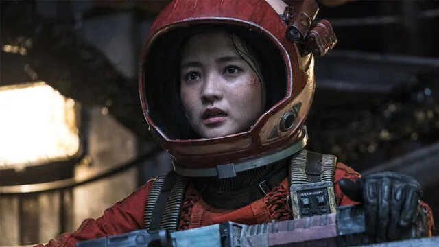 Kim Tae Ri en la película de ciencia ficción Space Sweepers. Créditos: hancinema