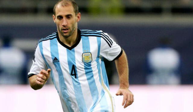 Pablo Zabaleta fue desconvocado de la selección Argentina