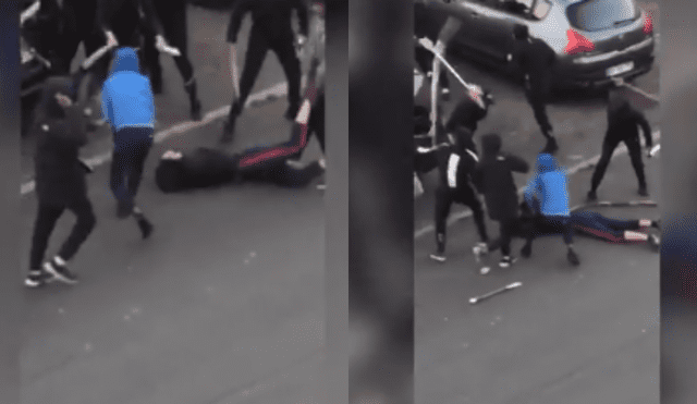 Fuerte golpiza de una pandilla a un adolescente conmueve París [VIDEO]