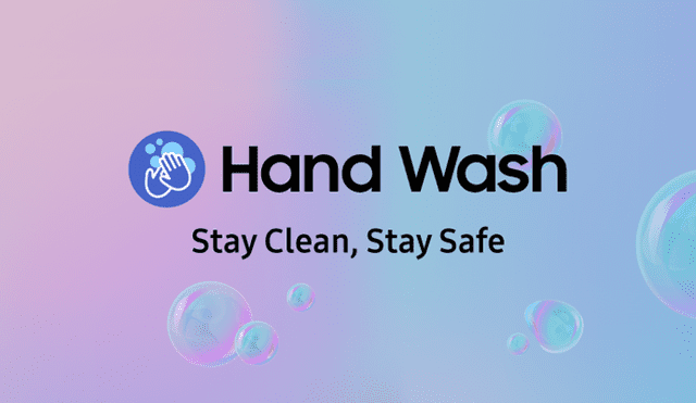 Hand Wash es la nueva aplicación de Samsung.