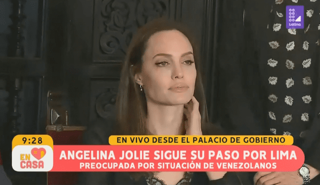 Angelina Jolie cautivó en Palacio, pero es víctima de desafortunado comentario en Latina
