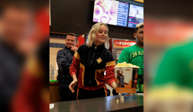 Capitana Marvel: ¡Encantadora! Cientos de fanáticos se sorprendieron al ver a Brie Larson en el cine