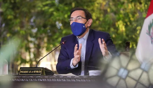 Martín Vizcarra resaltó que el Perú está a la vanguardia de la  lucha contra cambio climático. Foto: Presidencia.