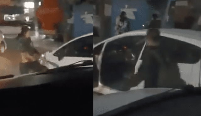 YouTube viral: atacan con bate a conductor y ladrón aprovecha para robarle su carro [VIDEO]
