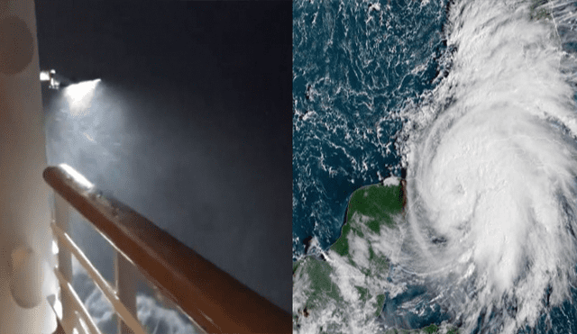 Huracán Michael: Pasajeros de crucero viven de cerca la furia del fenómeno natural