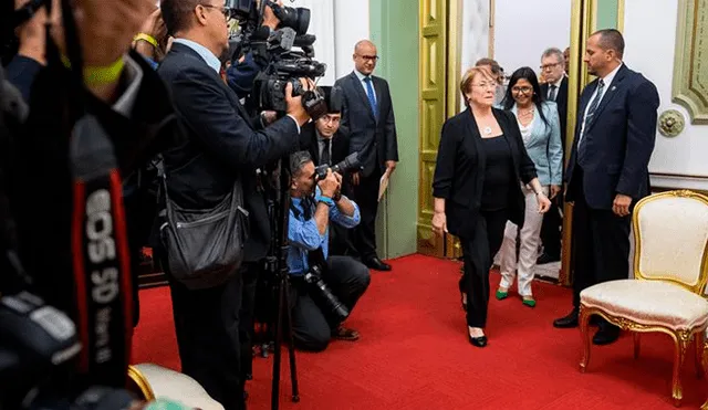 Bachelet y Maduro se reunieron para hablar de la crisis en Venezuela