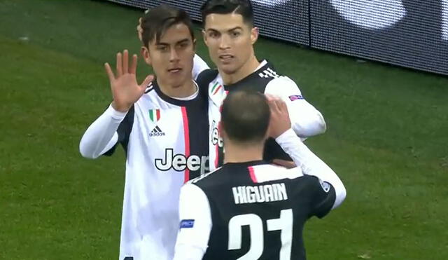 Gol de Cristiano Ronaldo en el Juventus vs Leverkusen por la Champions League. Foto: Captura