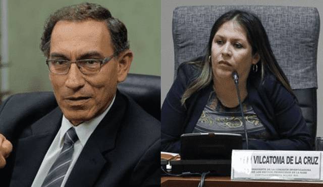 Fujimorista Yeni Vilcatoma solicitó a Chávarry información de procesos contra Martín Vizcarra
