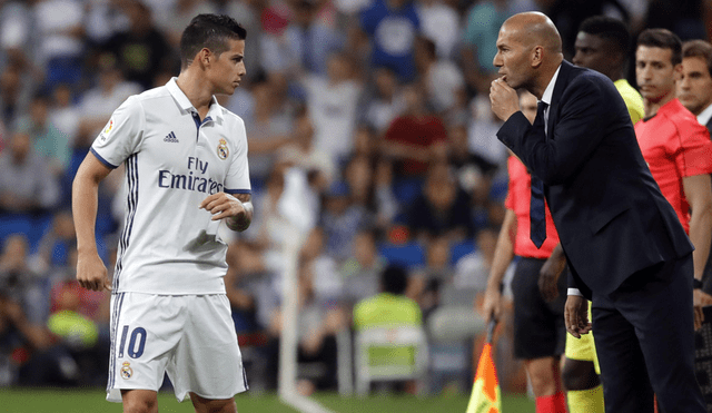 Real Madrid: Zidane lanza polémicas declaraciones sobre James Rodríguez