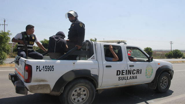Sullana: Capturan a integrantes de  “Los chuecos de Vichayal” 
