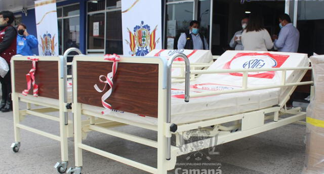 Donaron 15 camas hospitalarias para la red salud Camaná - Caravelí.
