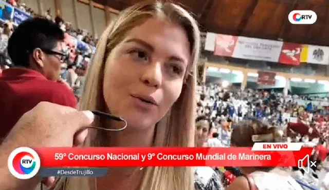 Brunella Horna vivió la final del Concurso de Marinera [VIDEO]