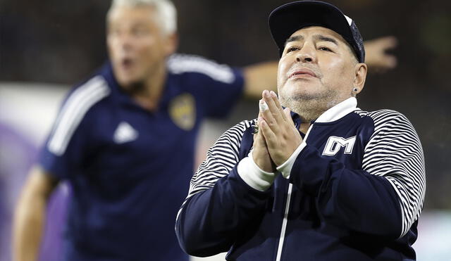 Diego Maradona tuvo una intervención quirúrgica por un hematoma subdural. Foto: AFP