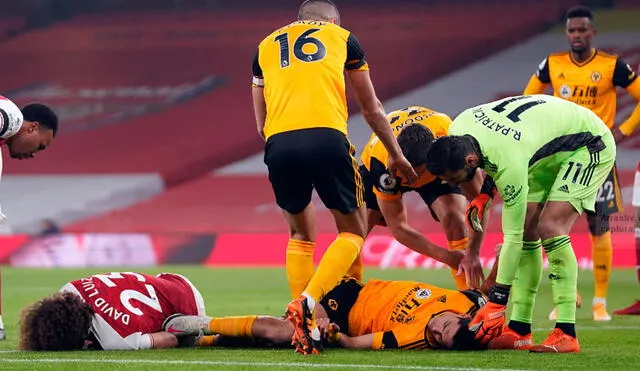 Wolves le ganó 2-1 al Arsenal por la Premier League temporada 2020-21. Foto: AFP.