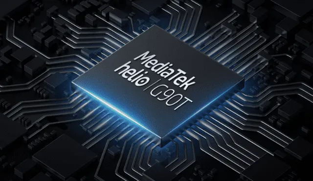 El Realme 6 está equipado con un procesador MediaTek Helio G90T de ocho núcleos.