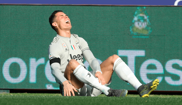 Cristiano Ronaldo presenta molestias en el tobillo izquierdo y será examinado
