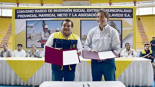 CONVENIO. Alcalde Cárdenas y Diego Ortega lo suscribieron.