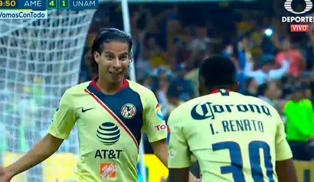 América vs Pumas EN VIVO: Lainez marcó el 5-1 y se unió a la fiesta azulcrema [VIDEO]